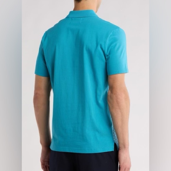 Original Penguin 100% Cotton Short Sleeve Knitted Polo w/Jacquard Front Panel - Picture 2 of 16